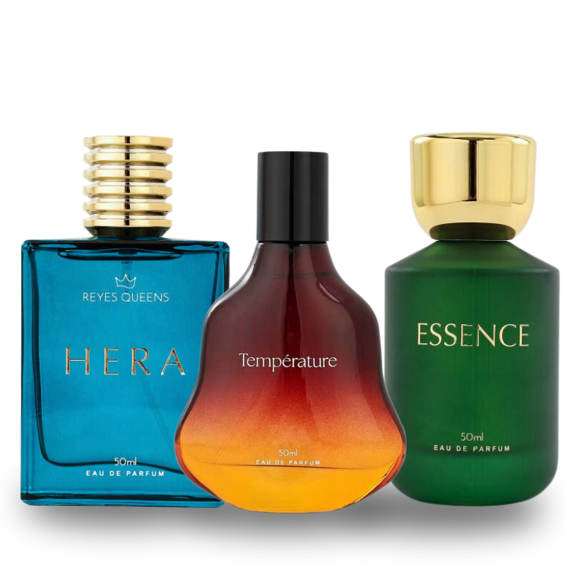 Combo de 3 Perfumes HERA, TEMPÉRATURE, ESSENCE