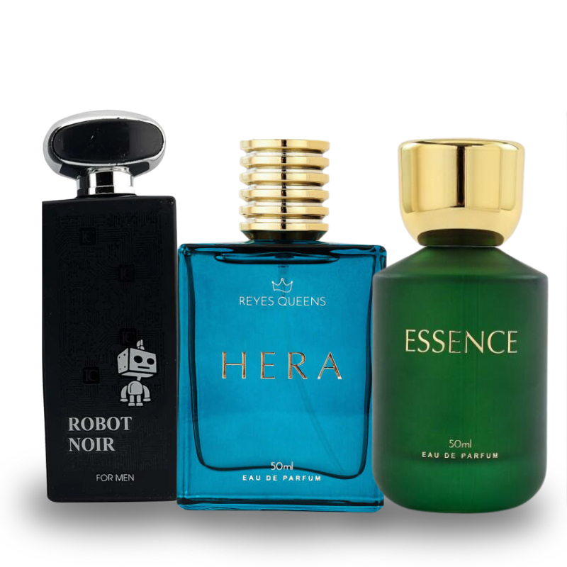 Combo de 3 Perfumes ROBOT NOIR, HERA, ESSENCE