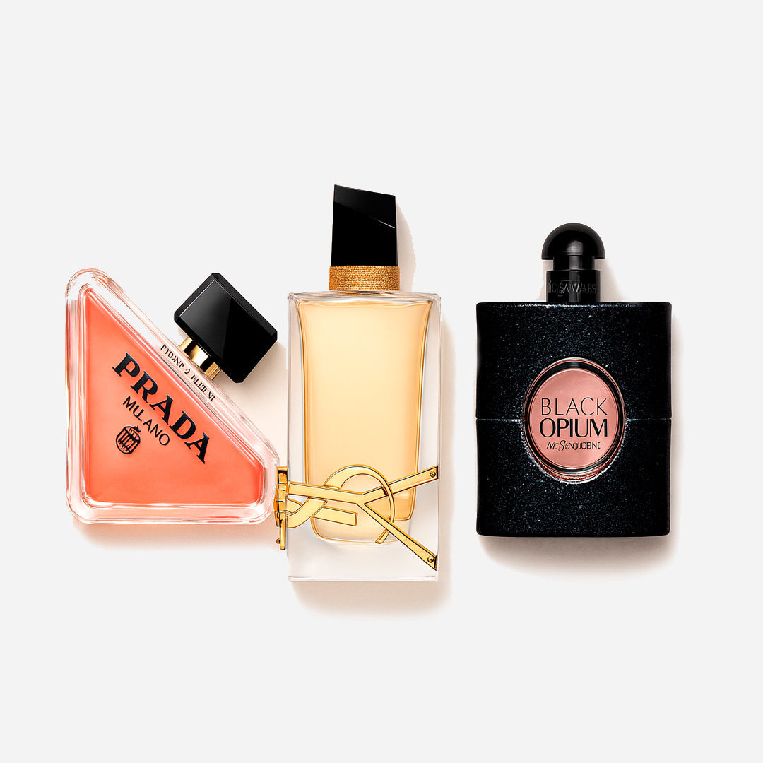 Zestaw 3 perfum: Prada Paradoxe, Black Opium Yves Saint Laurent, Libre 100ml