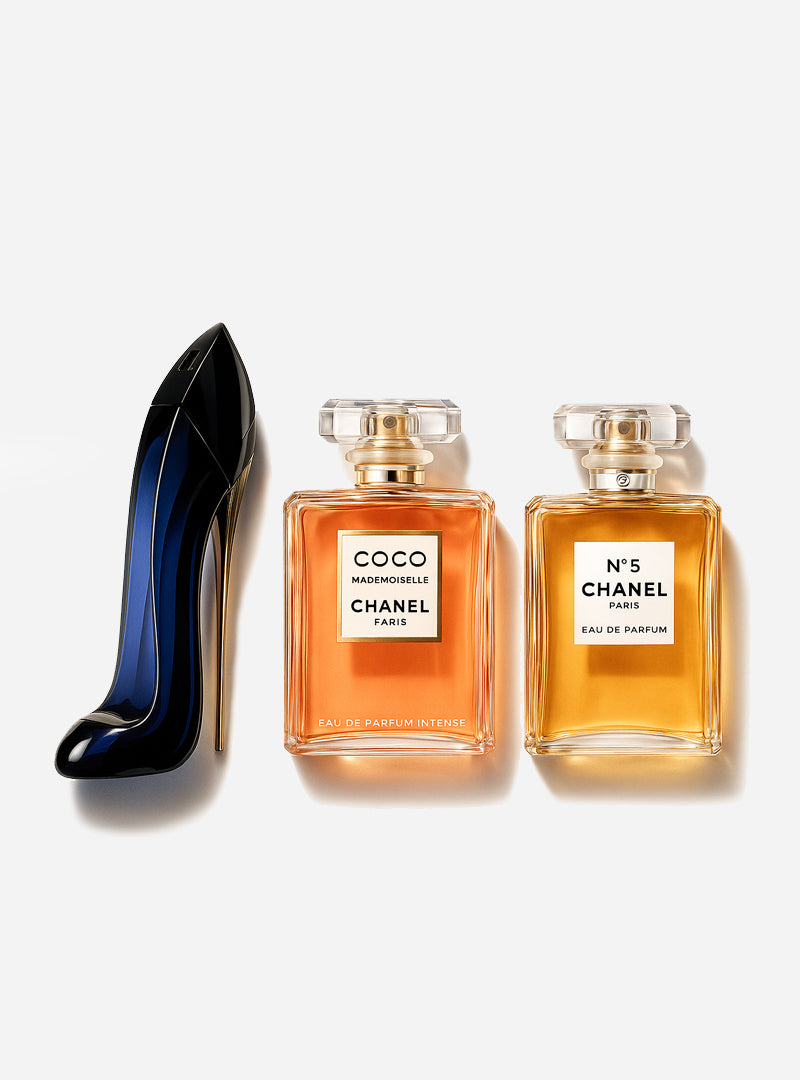 Zestaw 3 perfum: GOOD GIRL, COCO MADEMOISELLE, Chanel Nº5 100ml